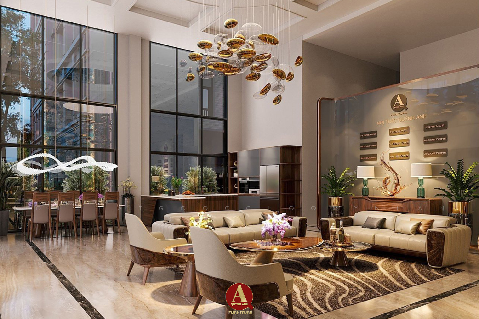 Showroom Nội thất quỳnh anh