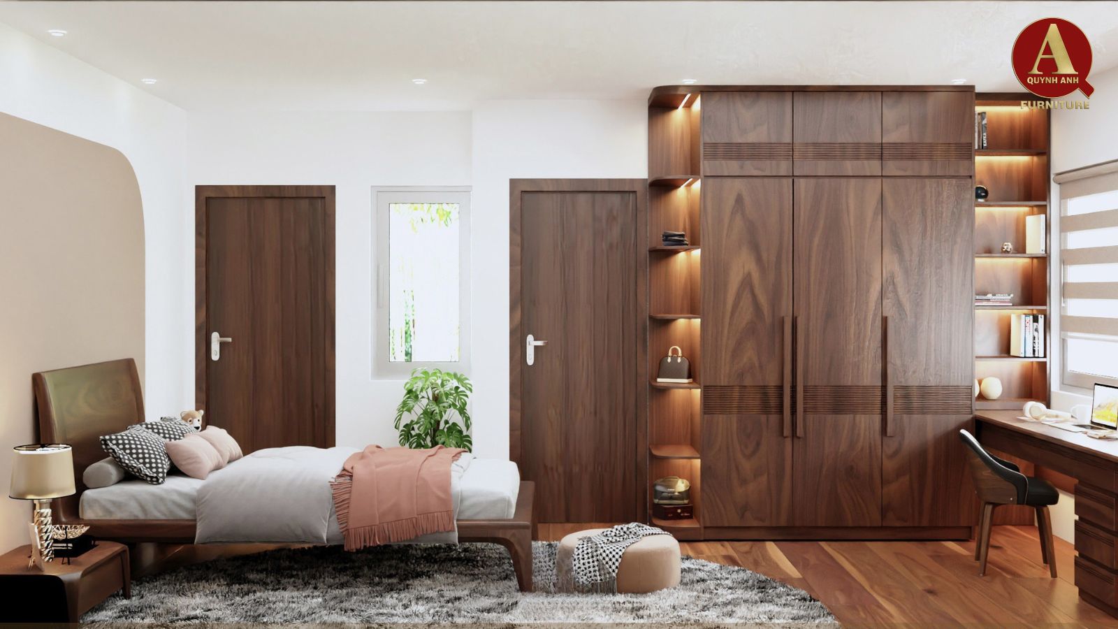 Thiết kế nội thất biệt thự-Phòng ngủ cho con