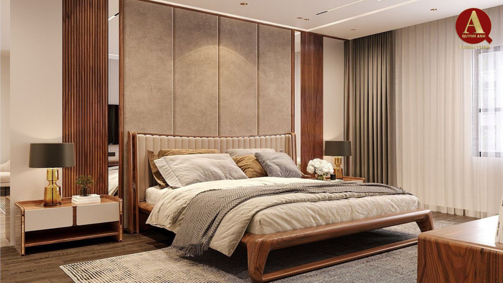 Nội thất gỗ óc chó-Phòng ngủ