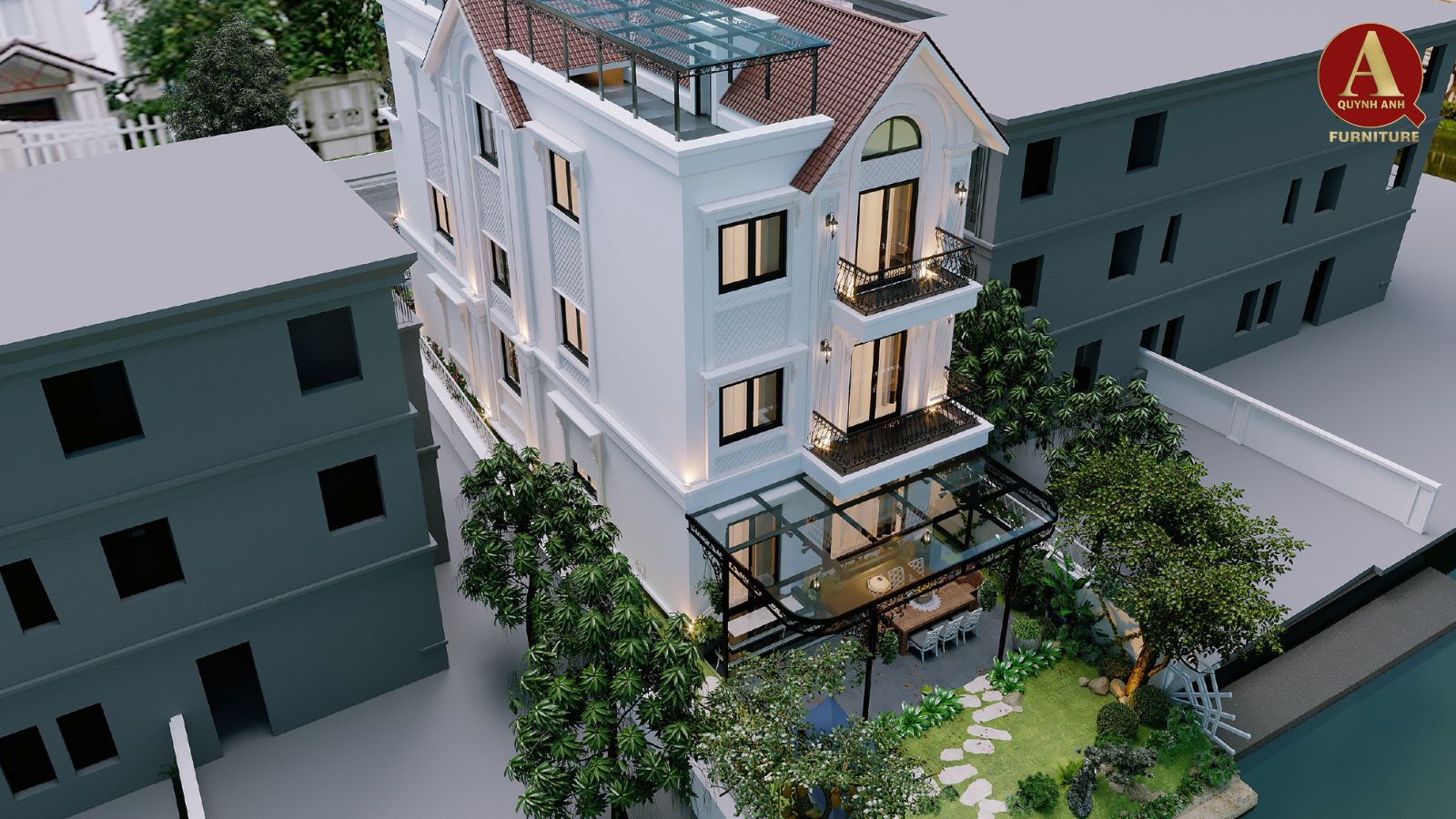 Thiết kế nội thất biệt thự