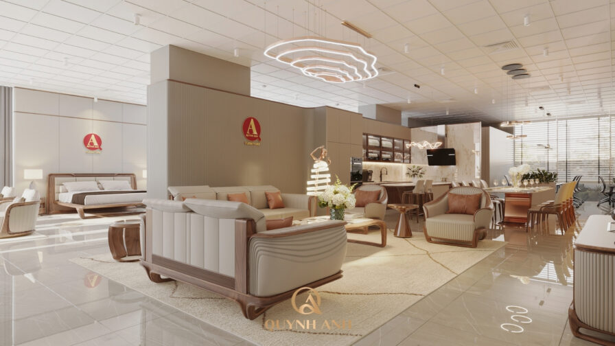 Showroom nội thất gỗ óc chó – Nơi cảm nhận vật liệu trước khi đưa vào không gian sống